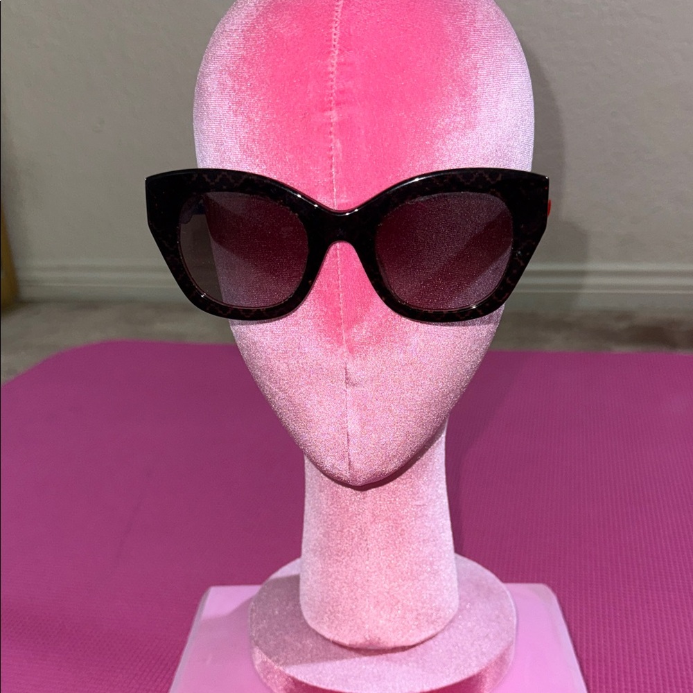 Kate Spade Black Tortoiseshell Cat-Eye Sunglasses